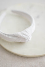Load image into Gallery viewer, White Rib Knit Headband

