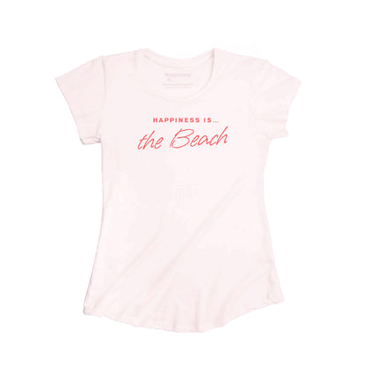 Women's Beach Bamboo T-Shirt, Ballet Pink