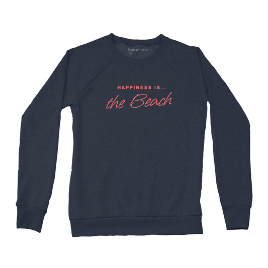 Women's Beach Crew Sweatshirt, True Navy