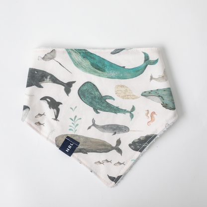 Bandana Bib (Whale Song)