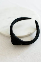 Load image into Gallery viewer, Black Rib Knit Headband
