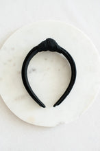 Load image into Gallery viewer, Black Rib Knit Headband
