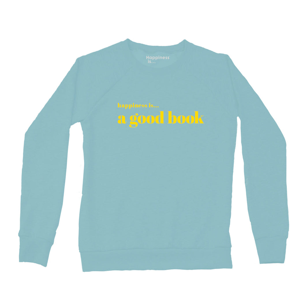 Women's Good Book Crew Sweatshirt, Teal