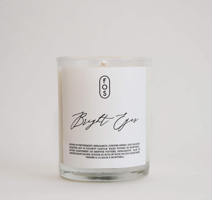 Bright Eyes Essential Oil Candle - Peppermint, Bergamot, Juniper Berry & Balsam