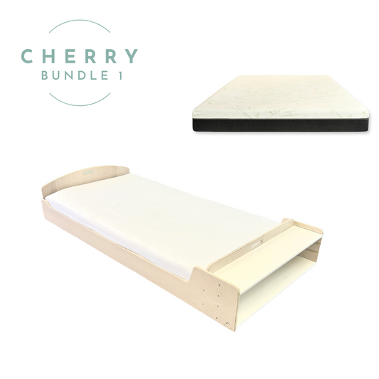 CHERRY Montessori Floor Bed & Mattres Bundle