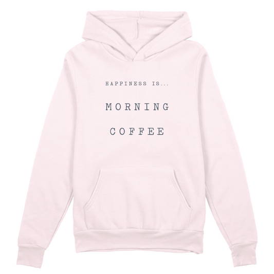 Unisex Coffee Crew Hoodie, Ballet Pink