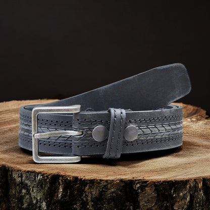 The Purpose Belt - Arrow Patterned 100% Real Leather Belt