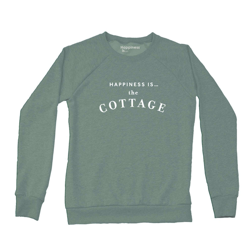 Women's Cottage Crew Sweatshirt, Sage
