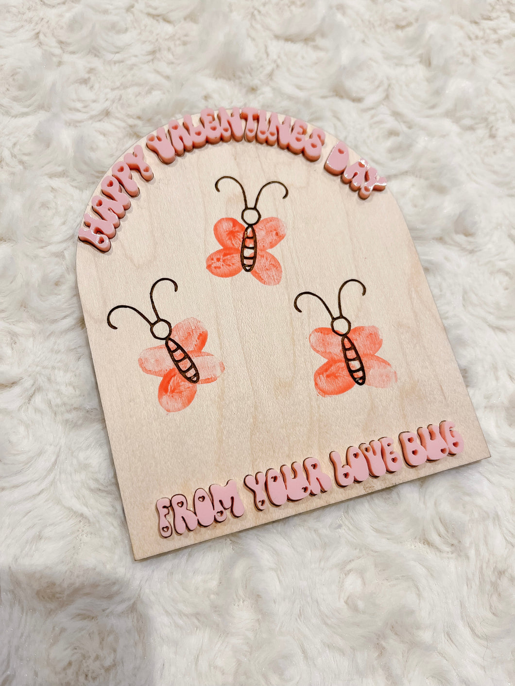 Love Bug Finger Print Paint Kit Magnet