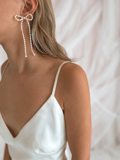 The Brianna Bow Earrings