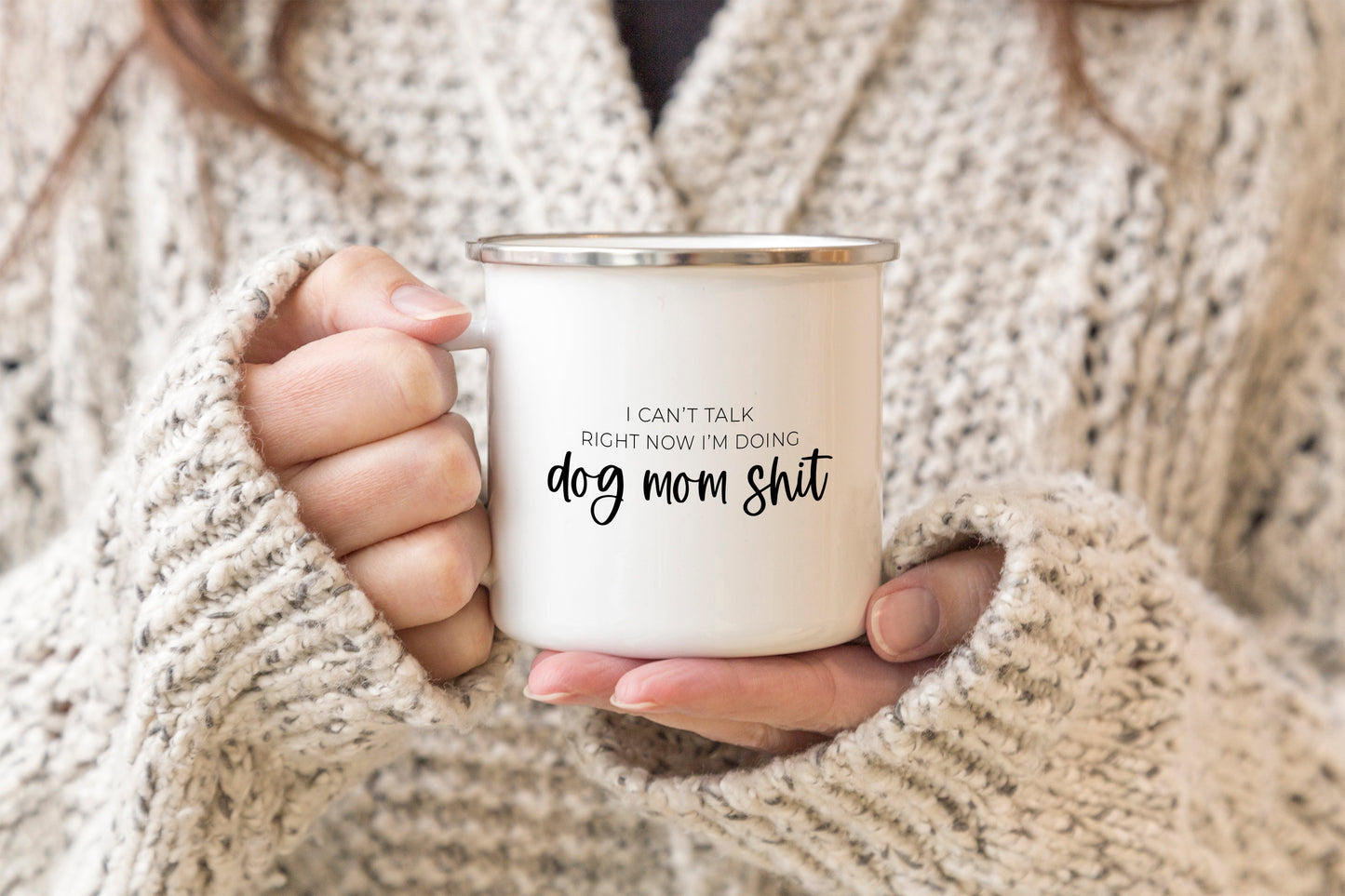 I can't talk right now, I'm doing dog mom shit mug