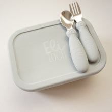 Load image into Gallery viewer, Stainless steel &amp; silicone silverware
