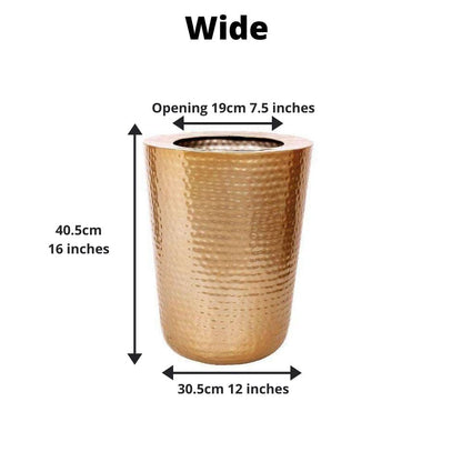 Davi - Brass Planter (Multiple Sizes)
