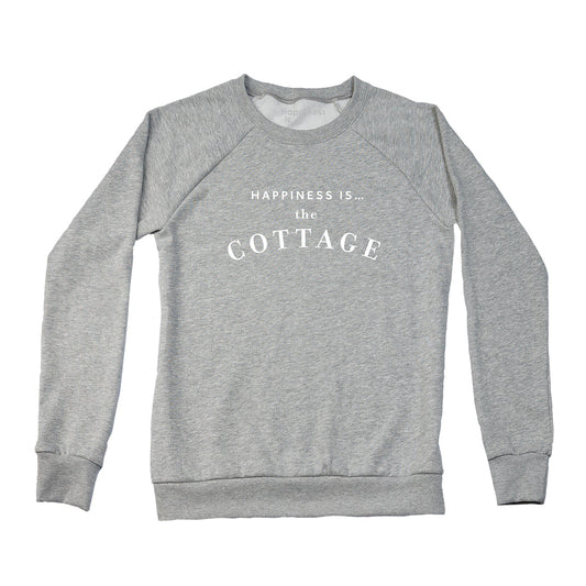 Women's Cottage Crew Sweatshirt, Heather Grey