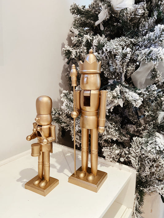 Set of Two Wooden Nutcrackers