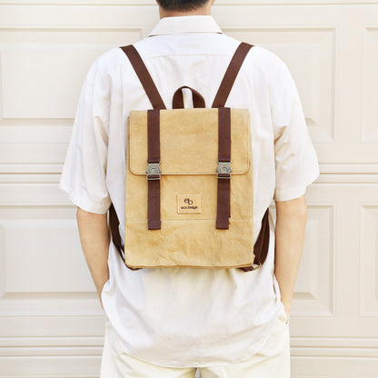 Paper Leather Travel Backpack