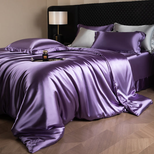 Lustre Luxe Elegant Duvet Set - Elegant Purple