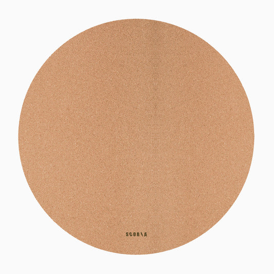 Essential Round Cork Yoga Mat | Multi-use | 53" dia