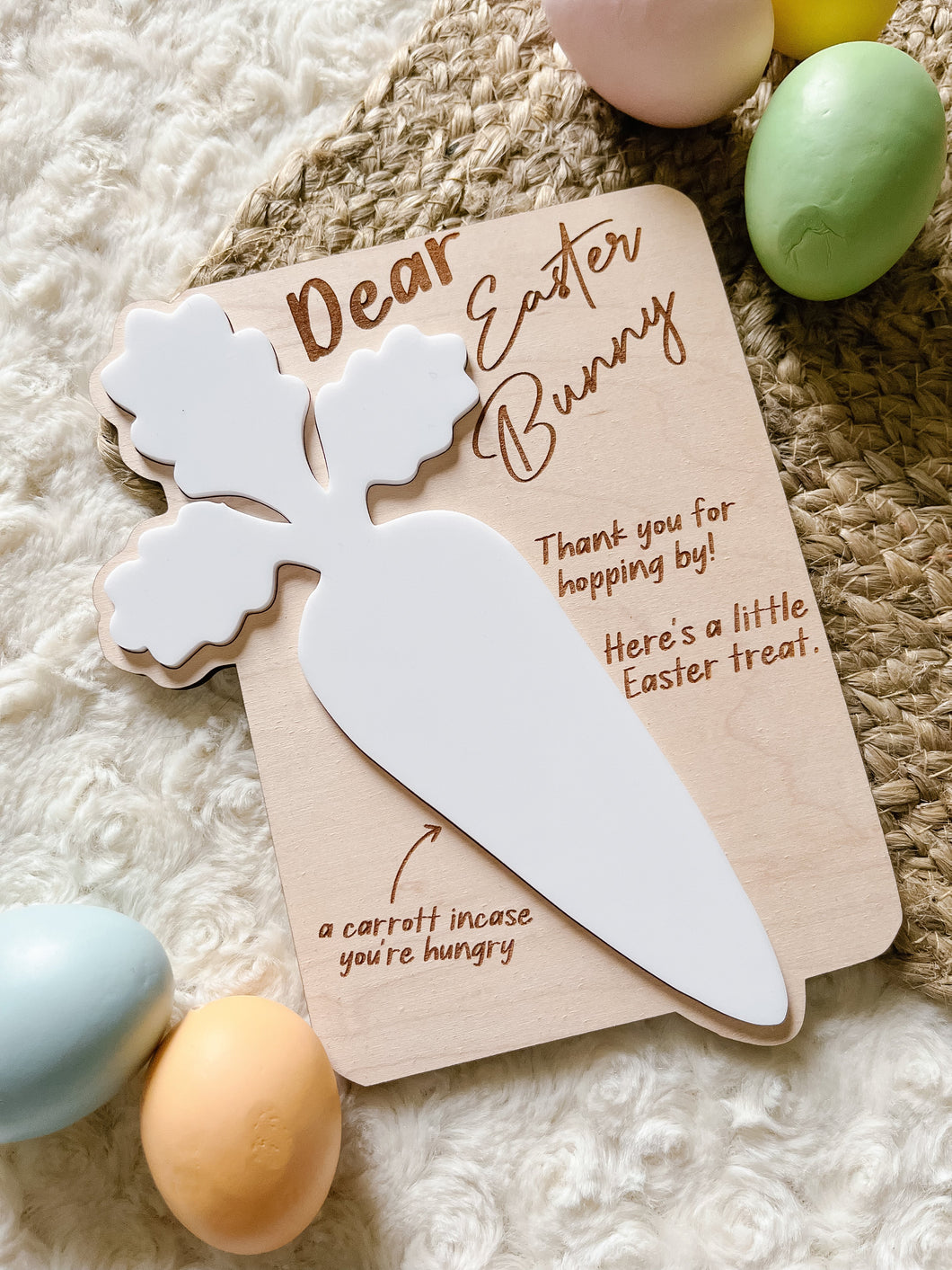 Dear Easter Bunny Board