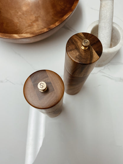 Acacia Wood Salt & Pepper Grinder