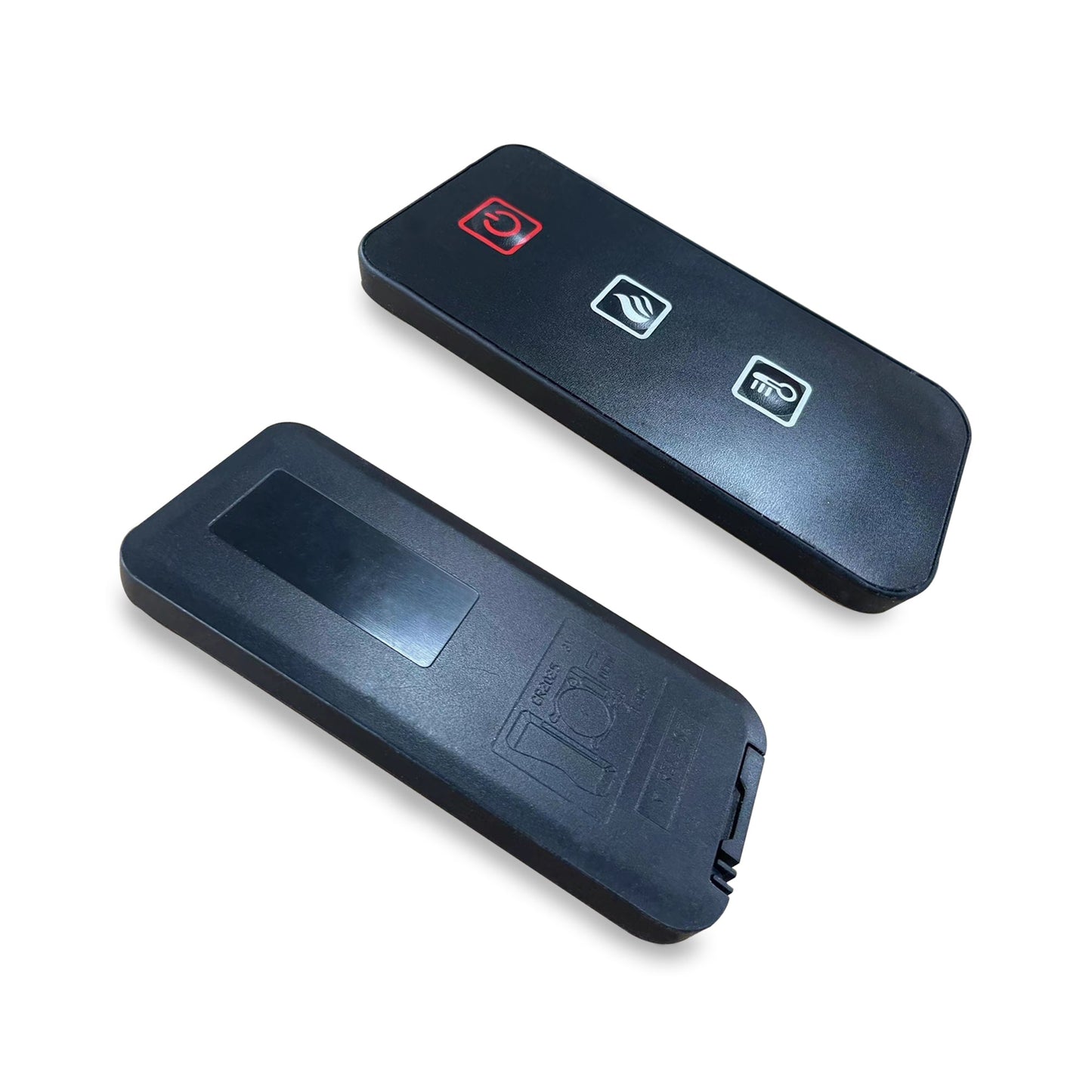 Firey 60" TV Stand/Fireplace with Glass Shelves - White Gloss