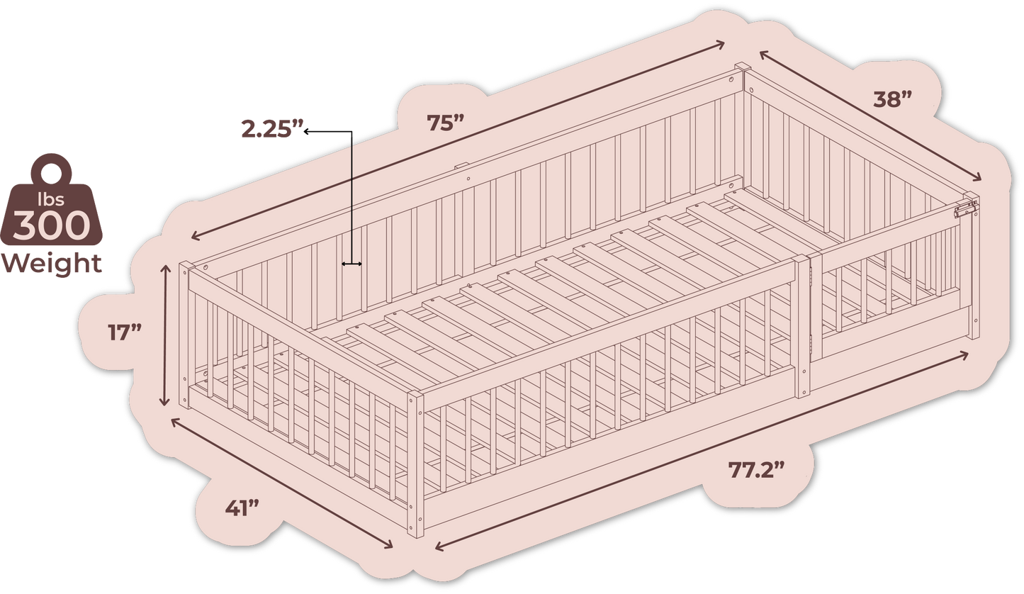 DREAM RAFT FLOOR BED [PREORDER]