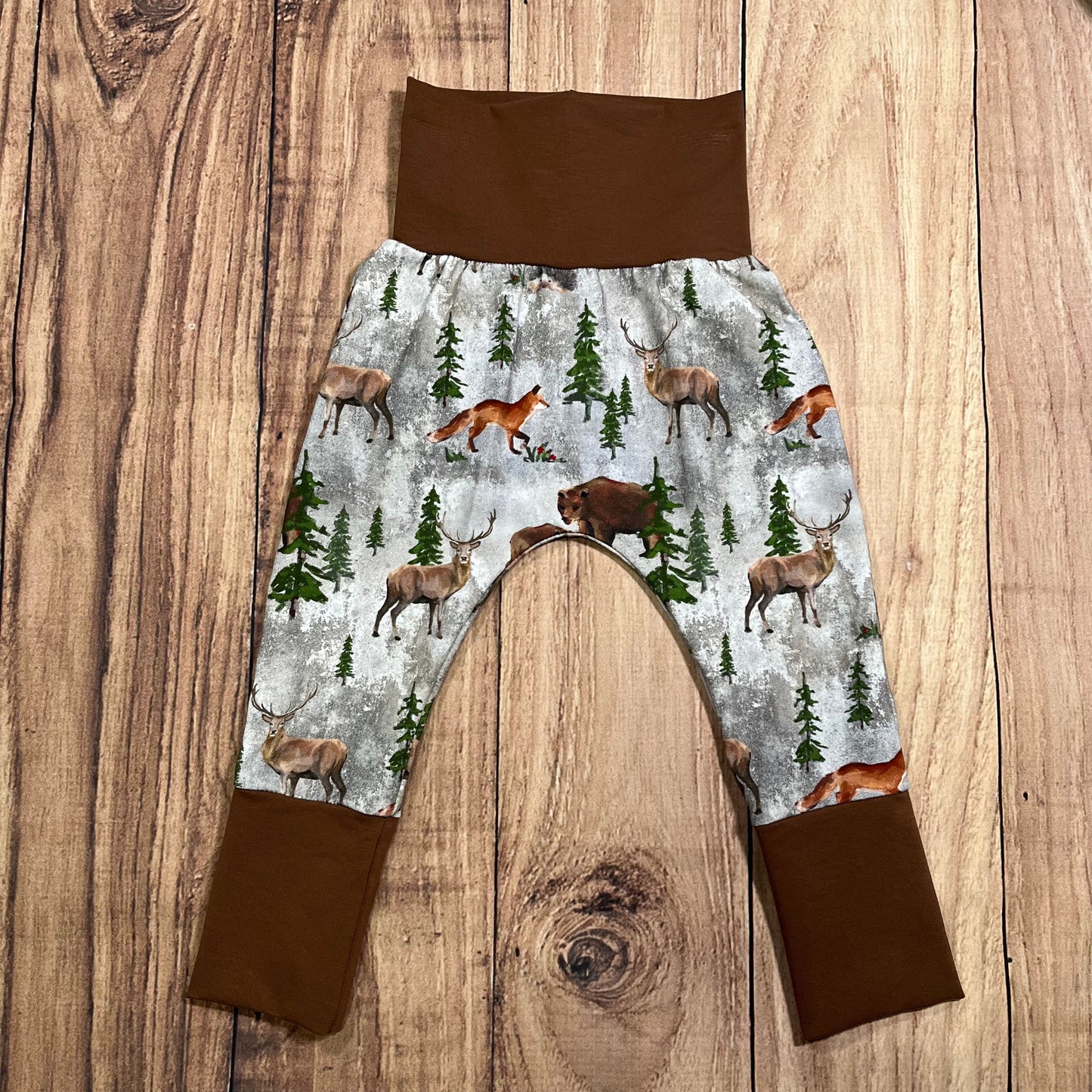 9 Month - 3 Year Forest Friends Grunge Bunny Bottoms