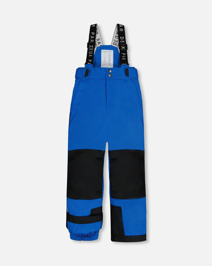 Two Piece Snowsuit Printed Bears And Royal Blue