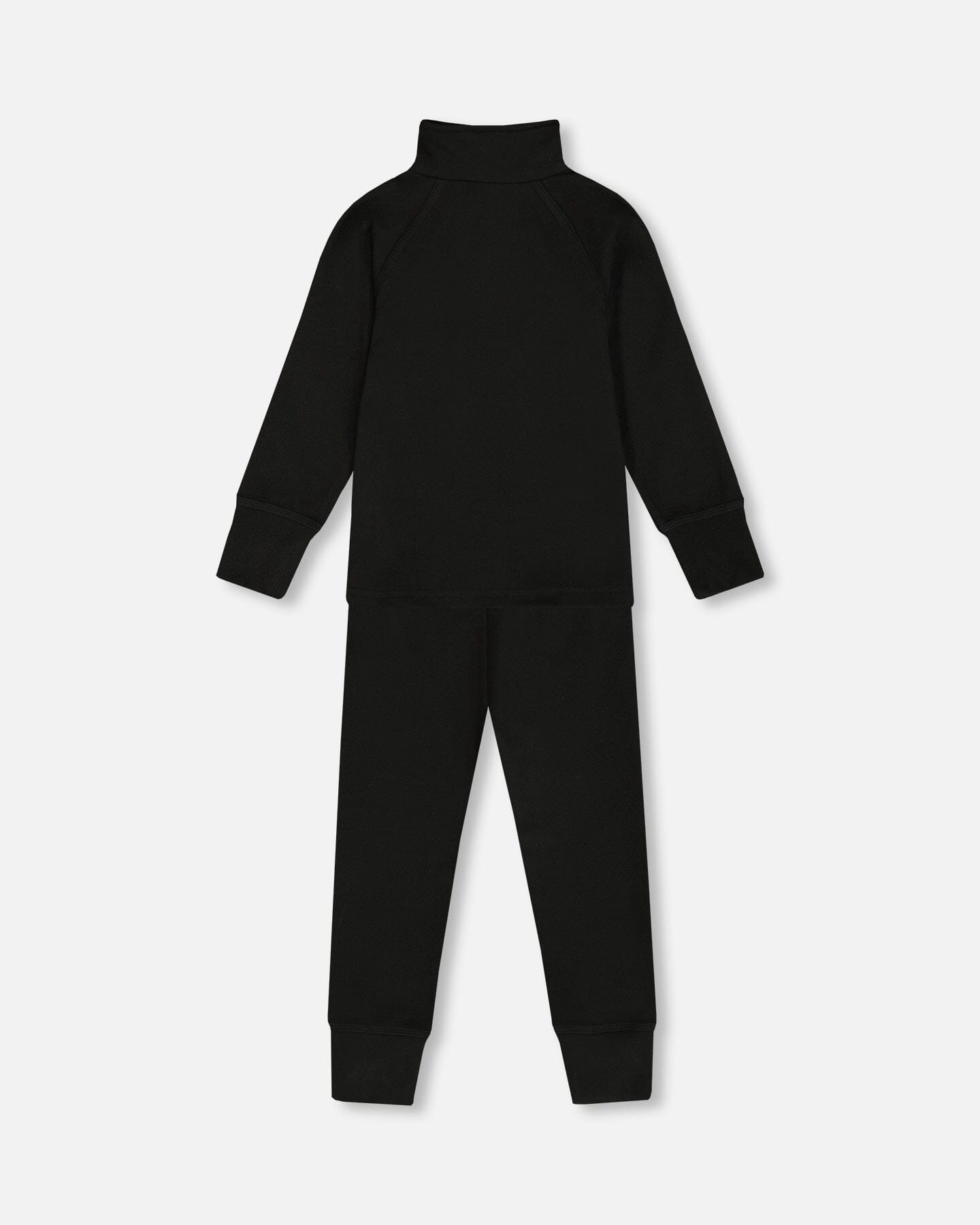 Two Piece Thermal Underwear Set Black