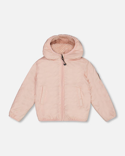 Reversible Plush Jacket Pink