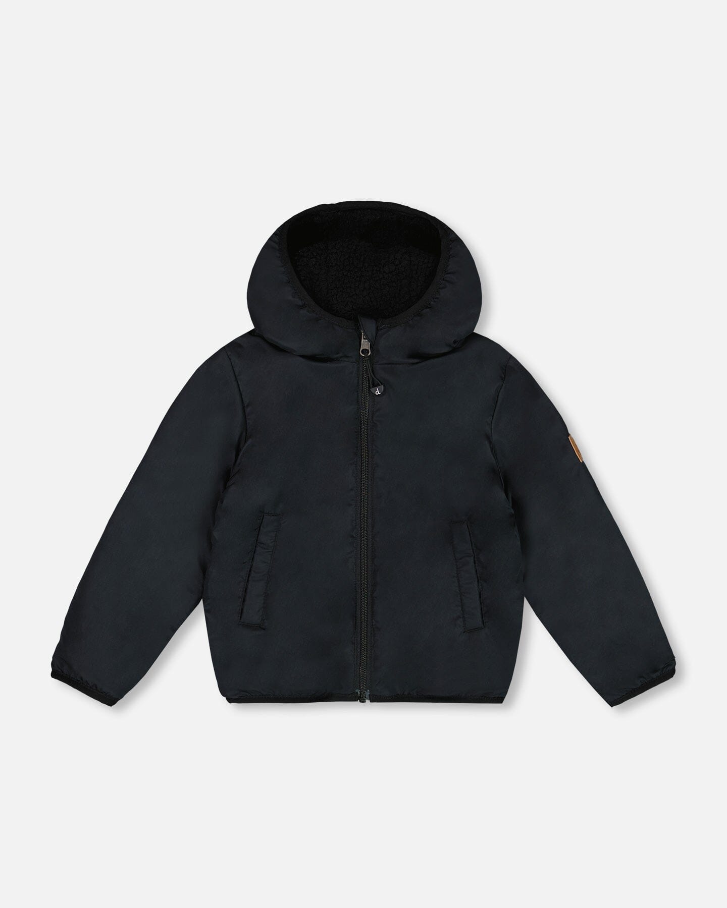 Reversible Sherpa Jacket Black