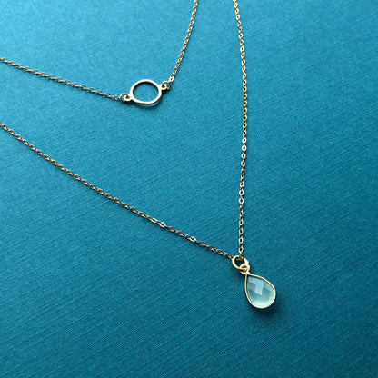 Golden Chalcedony Layered Necklaces