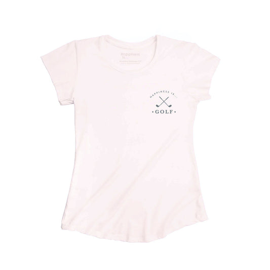 Women's Golf Bamboo T-Shirt, Ballet Pink