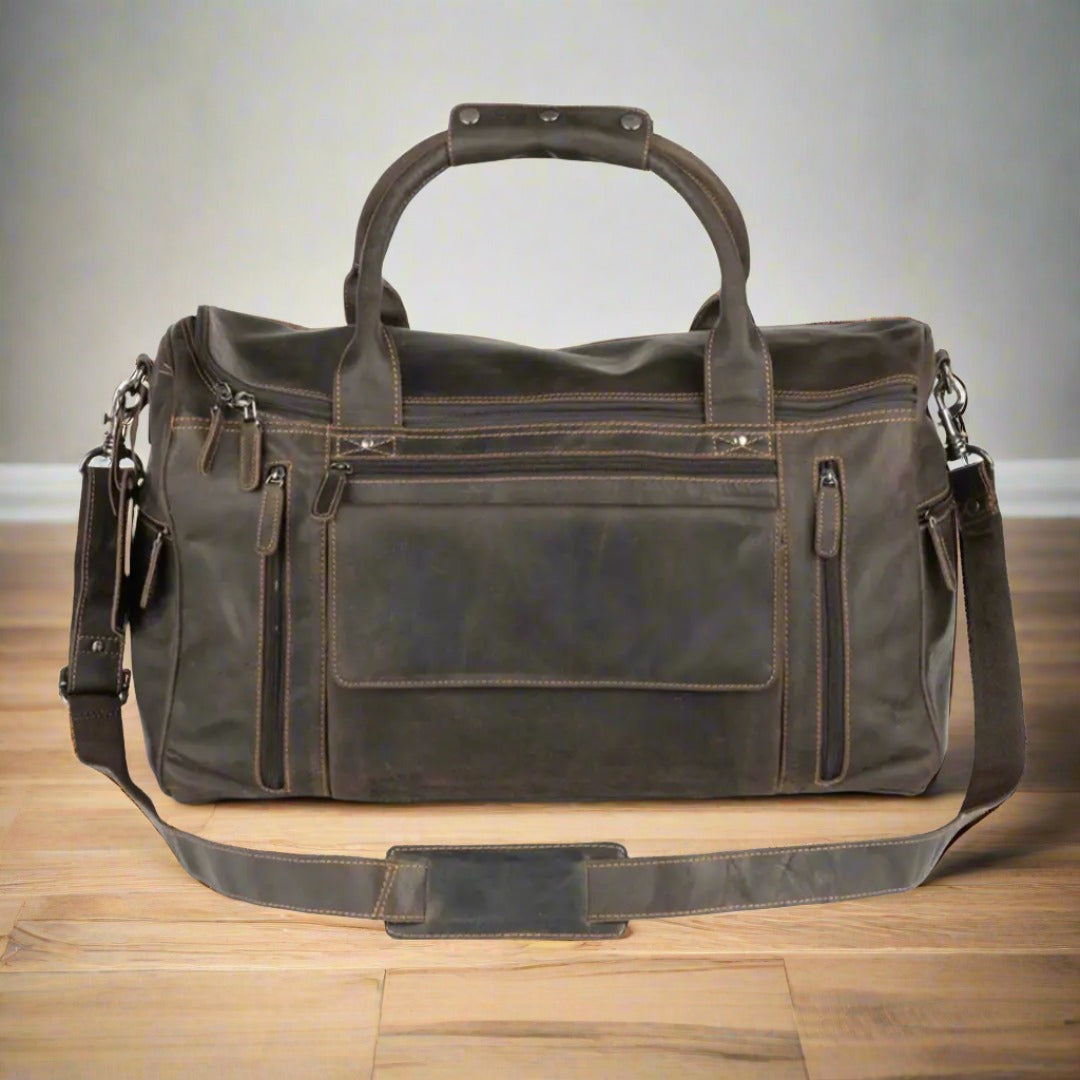 Greenwood Leather Regina Large Travel Duffle Bag