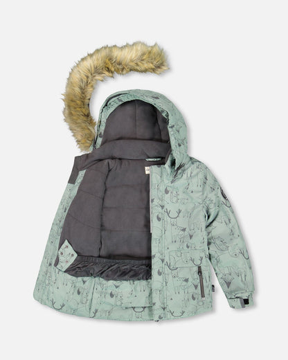 Two-Piece Discover Snowsuit Dark Gray
