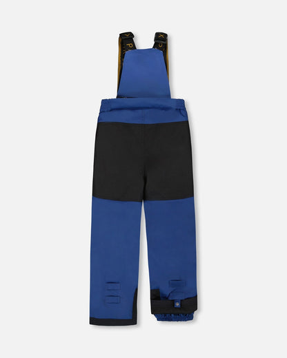 Two-Piece Play Snowsuit With Printed Dinosaurs Jacket Navy Blue