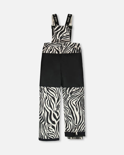 Two-Piece Play Snowsuit With Printed Pants Lavender