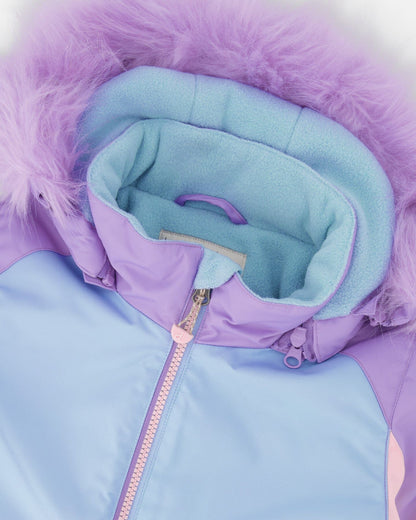 Two-Piece Play Snowsuit Purple Geo