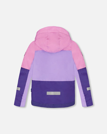 Two-Piece Teknik Snowsuit Purple Mountain Print