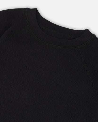 Merino Wool Base Layer Set Black