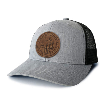 Stellar Night Leather Patch Hat