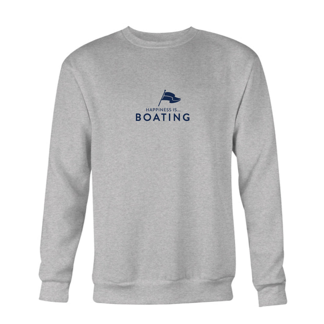 Men's Boating Sweatshirt, Heather Grey