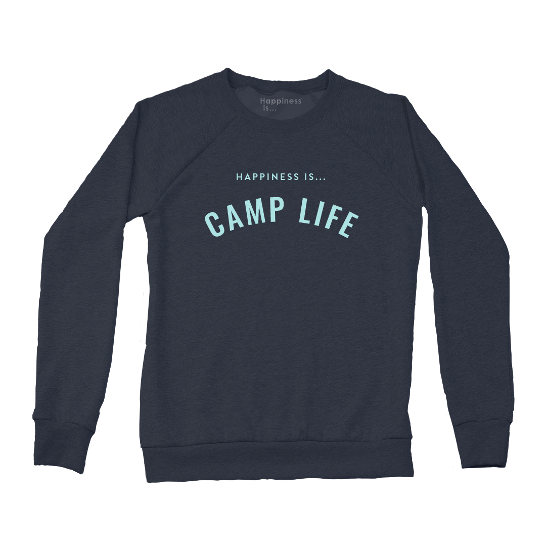 Women's Camp Life Crew Sweatshirt, True Navy