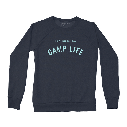 Women's Camp Life Crew Sweatshirt, True Navy