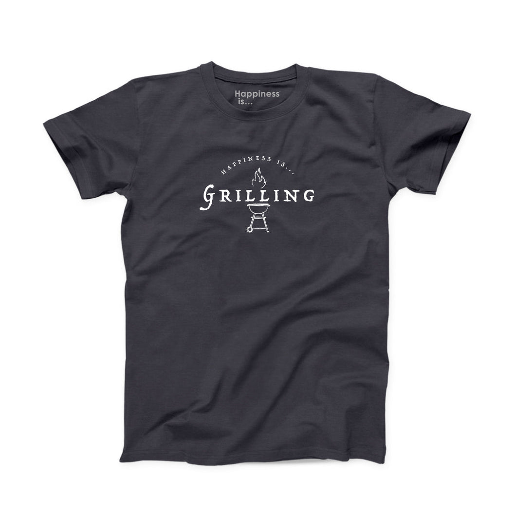 Men's Grilling T-Shirt, Vintage Black