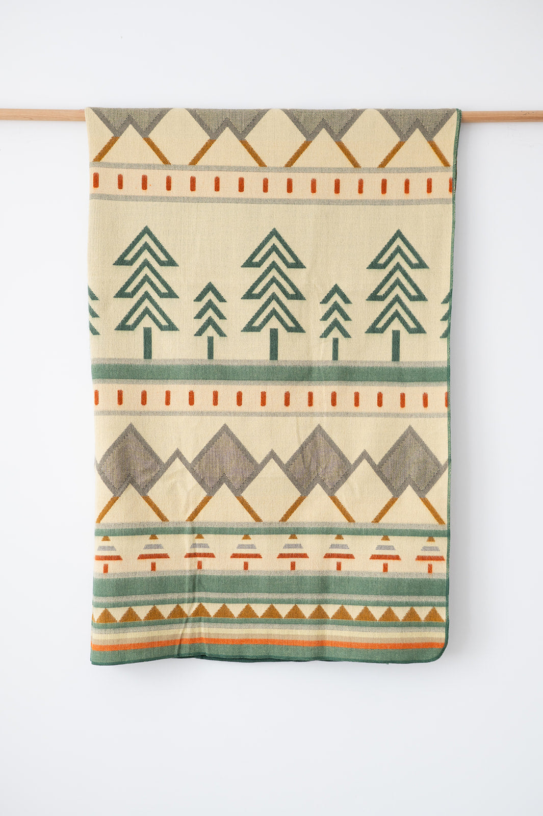 Tree Line Throw Blanket - Alpine Escape