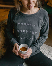 Load image into Gallery viewer, Women&#39;s Coffee Crew Sweatshirt, Charcoal
