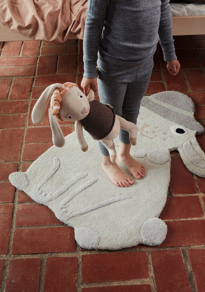 Hopsi Rabbit Rug - Offwhite