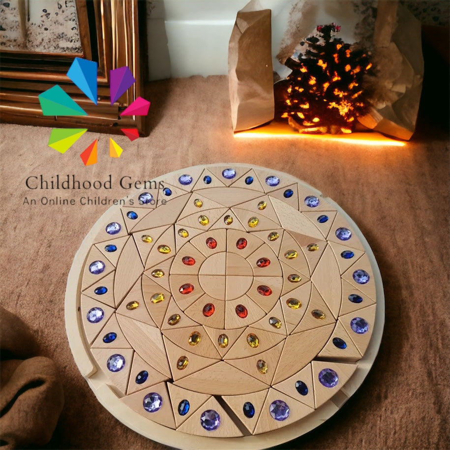 Wooden Mandala Sun
Stacking Toy