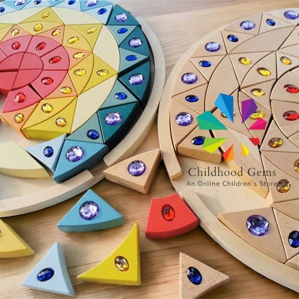 Wooden Mandala Sun
Stacking Toy